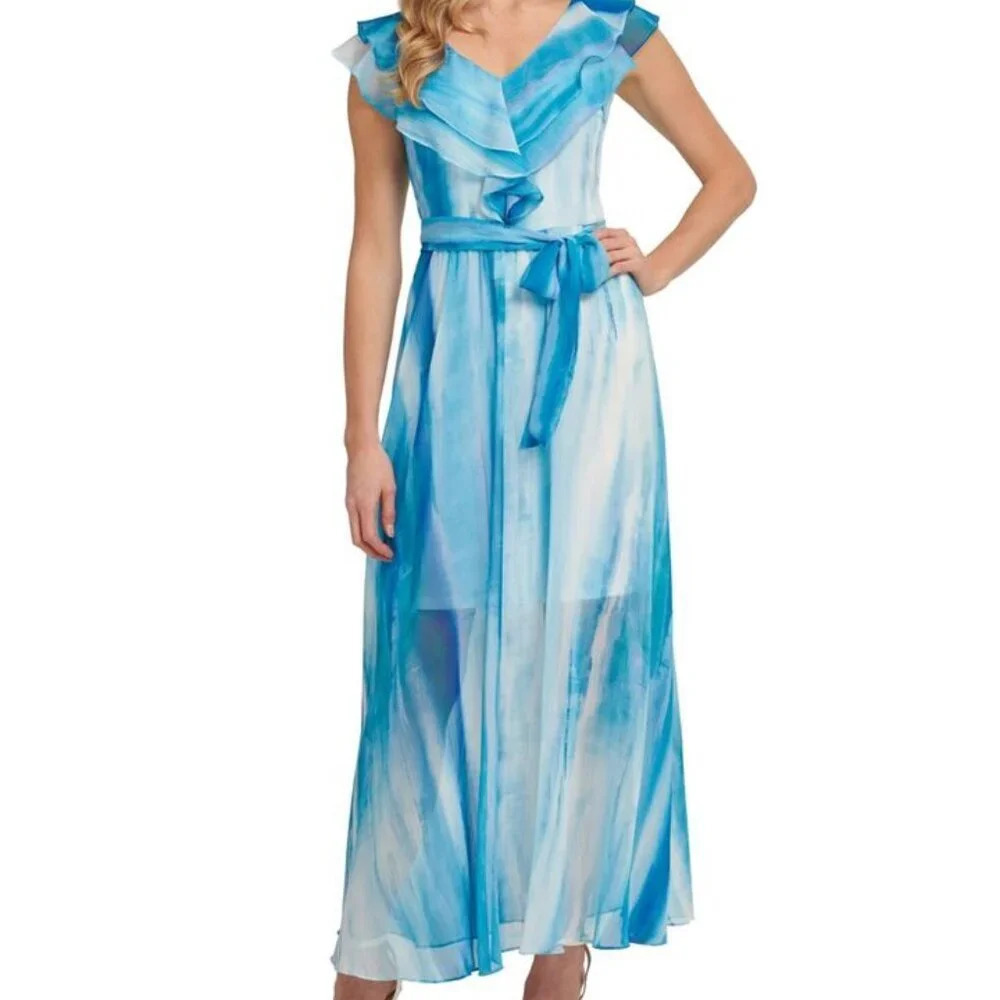 DKNY Blue Maxi Dress